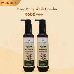 Yogi Suthra Rose Body Wash Combo Pack of 2 with Ayurvedic Rose Body Wash
